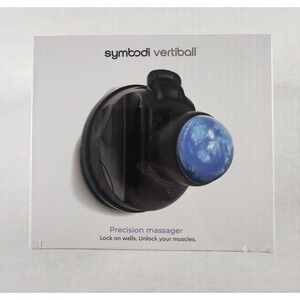 Symbodi Vertiball Wall Mounted Precision Massager Muscle Relief Roller Black